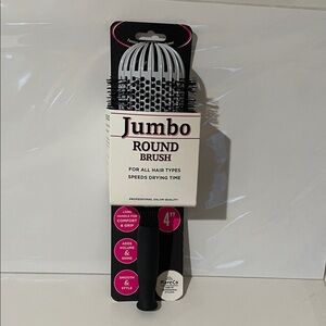 NWT KareCo Jumbo Round Hair Brush 4" For Professional Use